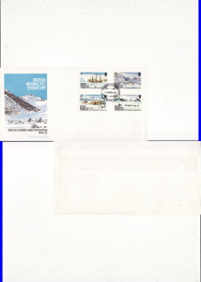 Circulatie Teritoriile Britanice Antarctice - tema Antarctica, exploratori-FDC foto