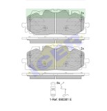 Icer set placute frana, frana disc
