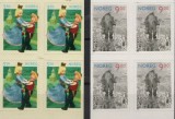Norvegia 2002 - Povesti, serie timbre autocolant in blocuri de 4