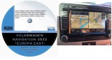 DVD Harta Navigatie VW RNS 510/810 Europa+Romania 2022 Passat CC Tiguan Touareg Skoda Seat Update Video in Motion
