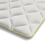 Topper Răcoritor cu Elastice | Suprasaltea Corectoare 80 x 190 | Tehnologie Cooler, proprietăți ortopedice, &Icirc;nălțime 4 cm, Țesătură Respirabilă