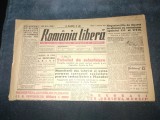 ZIARUL ROMANIA LIBERA 11 IANUARIE 1949