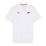 Formula 1 tricou polo Small Logo white 2026 - L