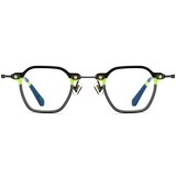Ochelari de vedere, Koppsio, ultra-usori din titan, vintage design, italian style, unisex, negru