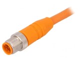 Cablu de Conectare M12 Drept 2m PVC RSTS 8-184/2 M