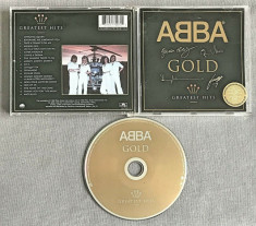 ABBA - Gold Greatest Hits CD (1999) Signed Cover Edition foto