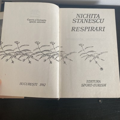 Nichita Stănescu, Respirări, 1982 foto