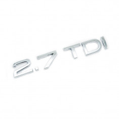 Emblema 2.7 TDI spate portbagaj Audi