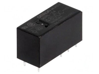 Releu Electromagnetic DPDT 48VDC 8A foto