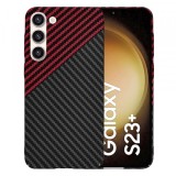 Husa pentru Samsung Galaxy S23+ S916, Techsuit, Carbonite FiberShell Vortex, Rosie