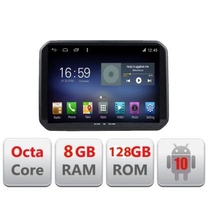 Navigatie Suzuki Ignis 2016- F-ignis16 Octa Core cu Android Radio Bluetooth Internet GPS WIFI DSP 8+128GB 4G CarStore Technology