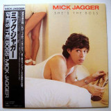 Vinil LP &quot;Japan Press&quot; Mick Jagger &ndash; She&#039;s The Boss (VG++)