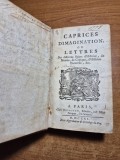 doua carti intr-o coperta - din anul 1740 - in limba franceza - prima carte 514 pagini a doua 196 pagini