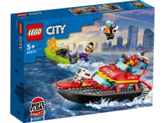 BARCA SALVARE A POMPIERILOR, LEGO 60373 foto