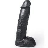 Hung System-Dildo Realistic Culoare Neagră Mickey 24 cm-Ventuza
