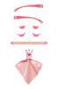 Kit accesorii pentru ochelari de soare MOKKI Click&amp;Change, roz