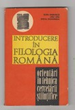 Bnk ant Elena Barborica , Liviu Onu , Mirela Teodorescu - Introducere in filologia romana, Alta editura, Brosata