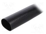 Manșon electroizolant PVC negru SIGI 30mm 10m -20&divide;125&deg;C