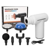 Pistol de kinetoterapie miofascial cu compresa calda si rece, 6 capete, fara fir