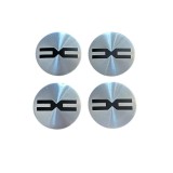 Set 4 capace Jante Aliaj Dacia 56mm Argintii
