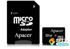 Card micro SDHC 32GB clasa 4 cu adaptor SD, Apacer foto
