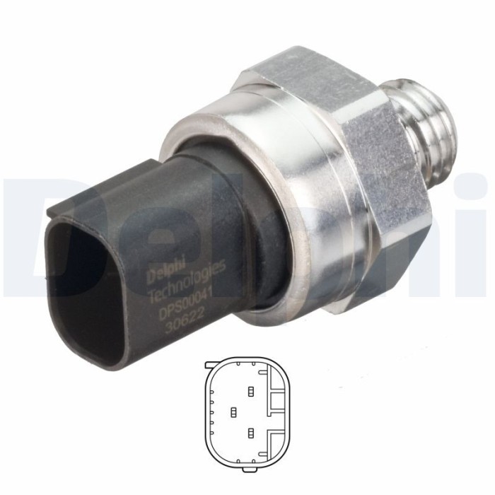 DELPHI DPS00041-12B1 Senzor, presiune gaze evacuare
