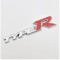 Set Embleme metalice auto fata spate honda type r fundal alb rosu typer Type R