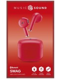 Earphones Ms Swag Tws Bt Red Android Devices|Apple Devices