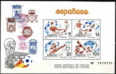 Spania 1982 - Fotbal 2 colite neuzat,perfecta stare(z) foto