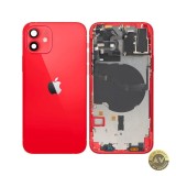 Capac Baterie Apple iPhone 12 Cu Carcasa Mijloc Rosu Swap