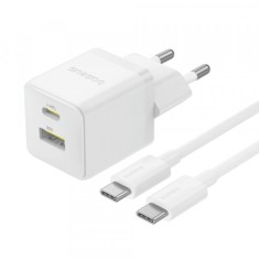 Incarcator Retea Cu Cablu USB-C Baseus Palm, 30W, 3A, 1 x USB-A - 1 x USB-C, Alb P1011160A213-01