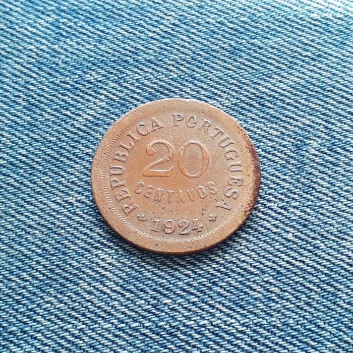 20 Centavos 1924 Portugalia