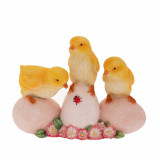 Figurina Chicks on Eggs 15 cm x 6 cm x 11 cm