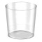 Set 10 buc pahare plastic 330 ml, transparente