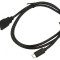 Cablu USB 2.0 A la Micro B 1m Negru