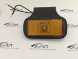 Lampa Gabarit LED DLZ Egkal Ovala, 1 LED, 12-30V, Omologare E20, Galbena, 104mm x 51mm