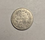 Danemarca 16 Skilling 1857 UNC Superba