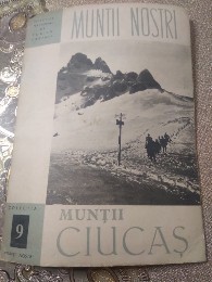 F Munții Noștri Ciucas harta 60x40 cm