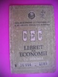 HOPCT CEC LIBRET DE ECONOMII CU DOBINDA 1989 RSR, Romania 1900 - 1950, Pasapoarte