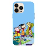Husa compatibila cu Apple iPhone 15 model Ed Edd n Eddy The cul de sac, Silicon, TPU, Viceversa, Transparent, Carcasa