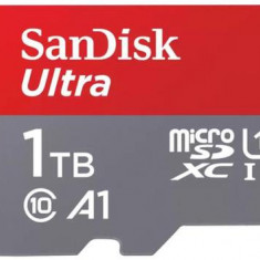 Card de memorie SanDisk Ultra SDSQUAC-1T00-GN6MA, MicroSDXC, 1 TB, UHS-I U1, Clasa 10 + Adaptor SD