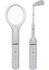 Paleta Tenis + Crosa Golf - pentru Nintendo Wii Remote - 60327 foto