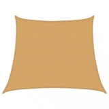 Cumpara ieftin Panza parasolar, gri deschis, trapez, 3/4x3 m, HDPE, 160 g/m&sup2;