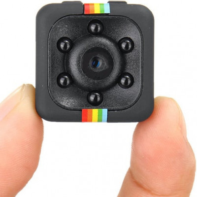 Camera Spion mini iUni SQ11, HD, Audio Video, Black foto