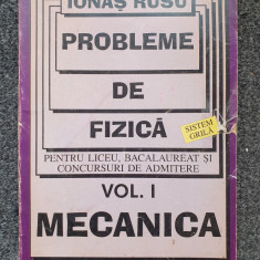 PROBLEME DE FIZICA - Ionas Rusu (vol. I - Mecanica)
