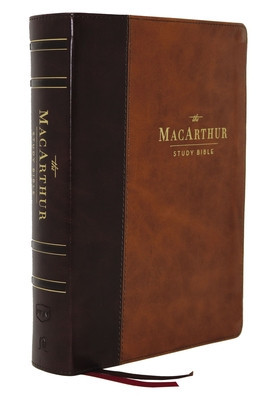Nkjv, MacArthur Study Bible, 2nd Edition, Leathersoft, Brown, Indexed, Comfort Print: Unleashing God&amp;#039;s Truth One Verse at a Time foto