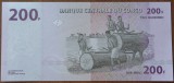 200 francs 2022, RD Congo, UNC