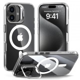 Husa MagSafe pentru Apple iPhone 16, Tech-Protect, Magstand, Transparenta