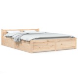 Cumpara ieftin Cadru de pat cu sertare Double, 135x190 cm