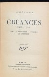 Creances (Drepturi- carte in franceza) - Andre Salmon